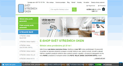 Desktop Screenshot of okna-stresni.cz
