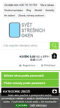 Mobile Screenshot of okna-stresni.cz